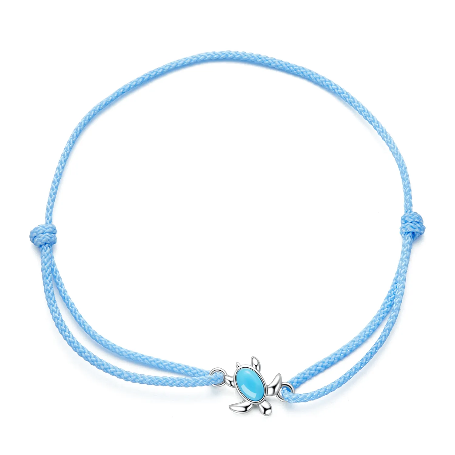 Pandora Style Blue Turtle Armbånd - SCB231