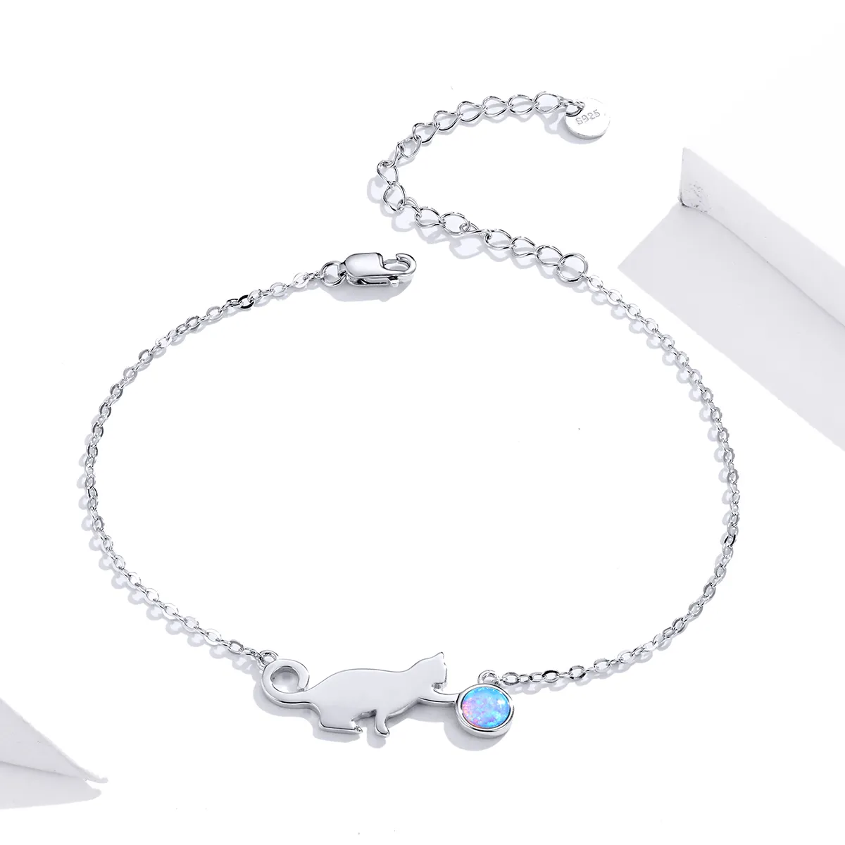 Pandora Style Opal Cat Armbånd - SCB175