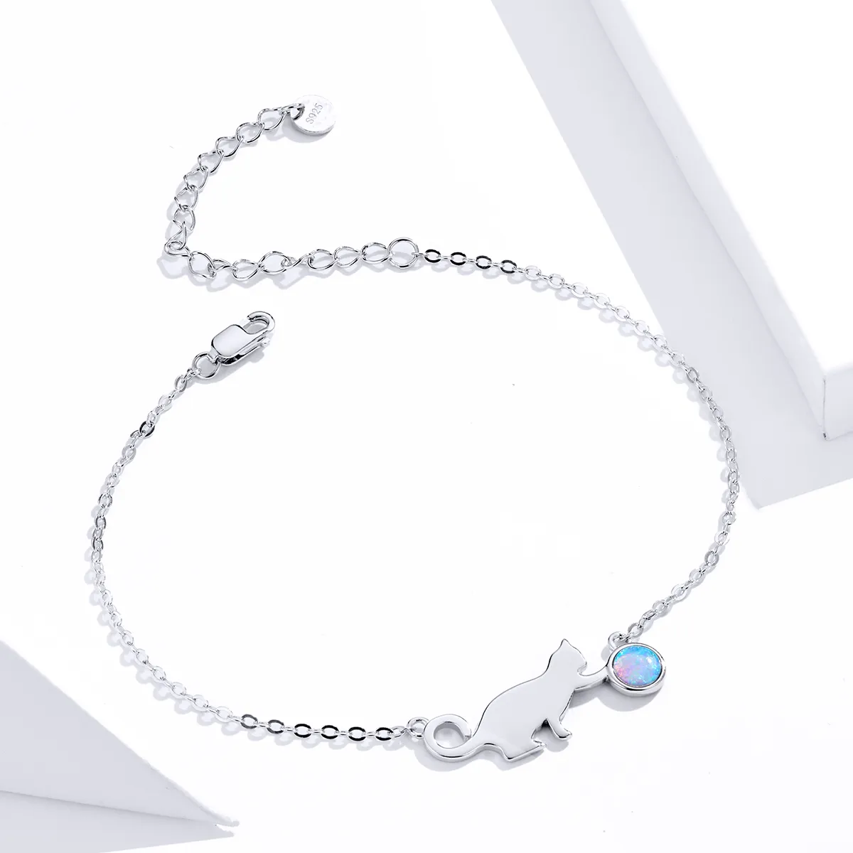 Pandora Style Opal Cat Armbånd - SCB175