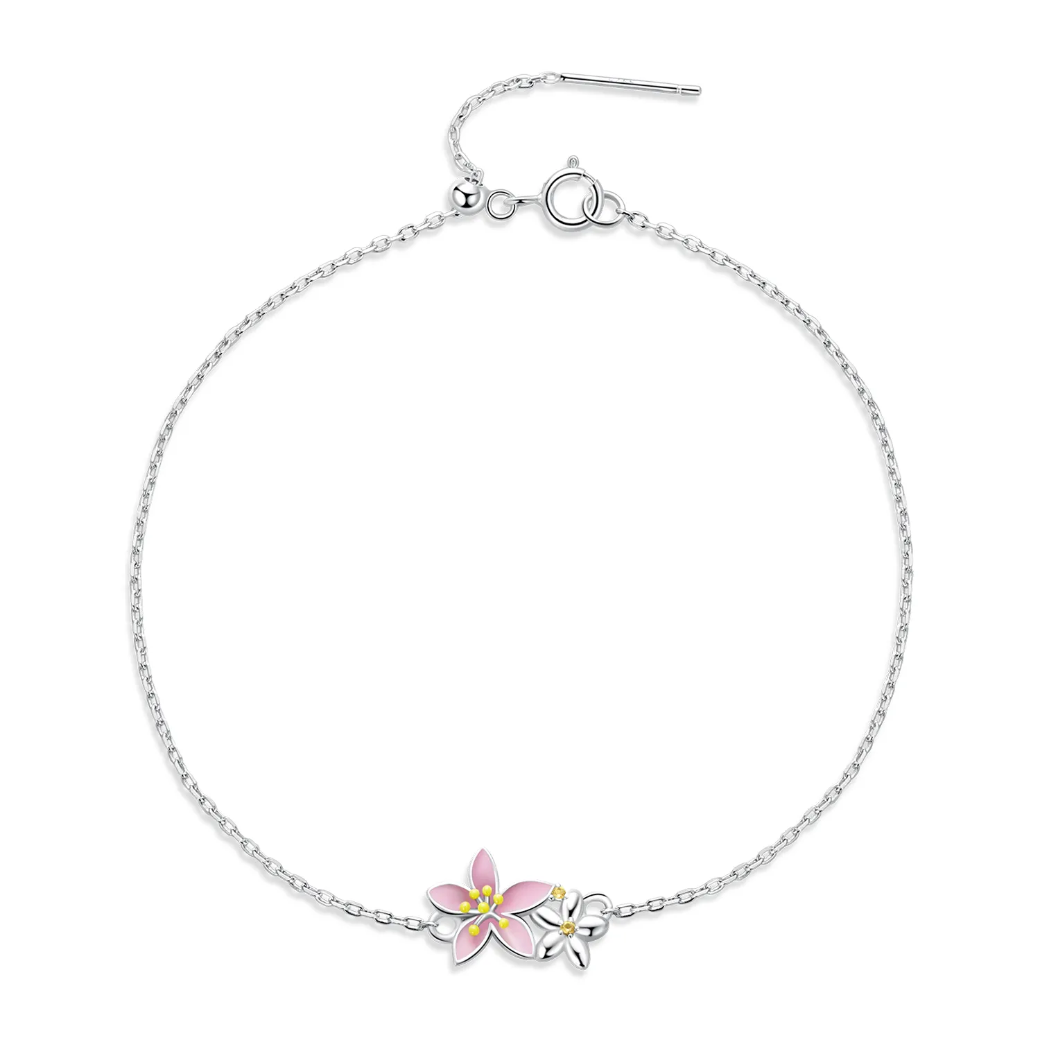 Pandora Style Vakkert Sakura armbånd - SCB232