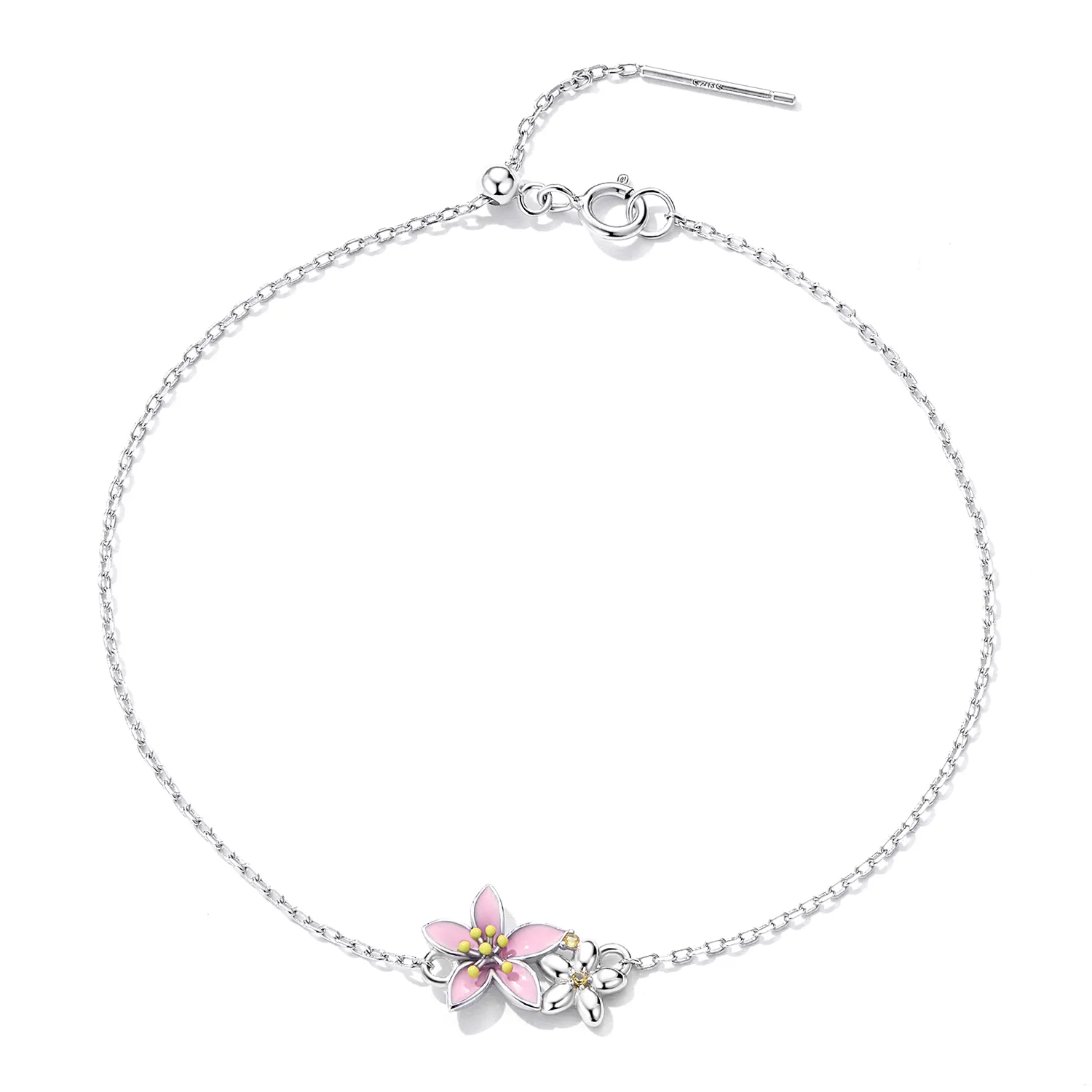 Pandora Style Vakkert Sakura armbånd - SCB232