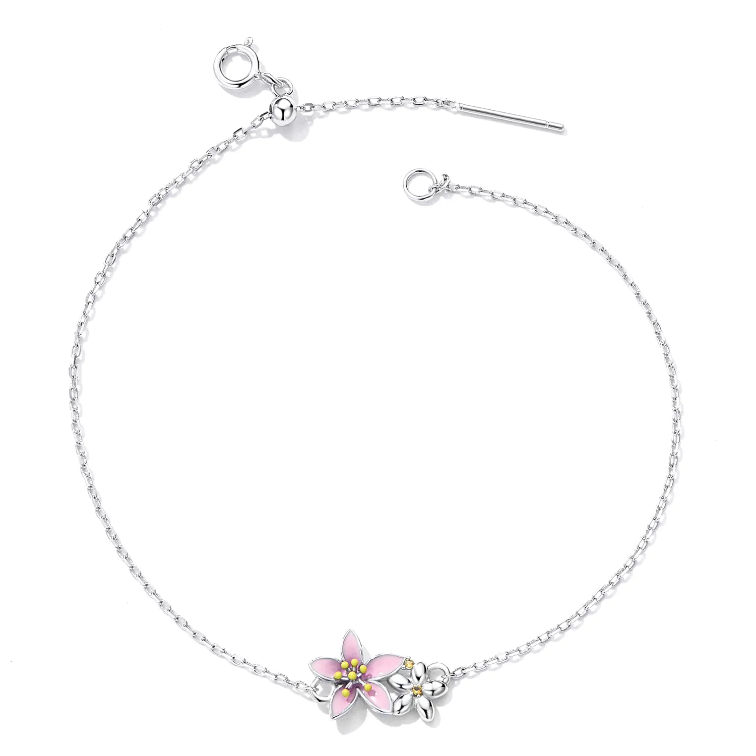 Pandora Style Vakkert Sakura armbånd - SCB232