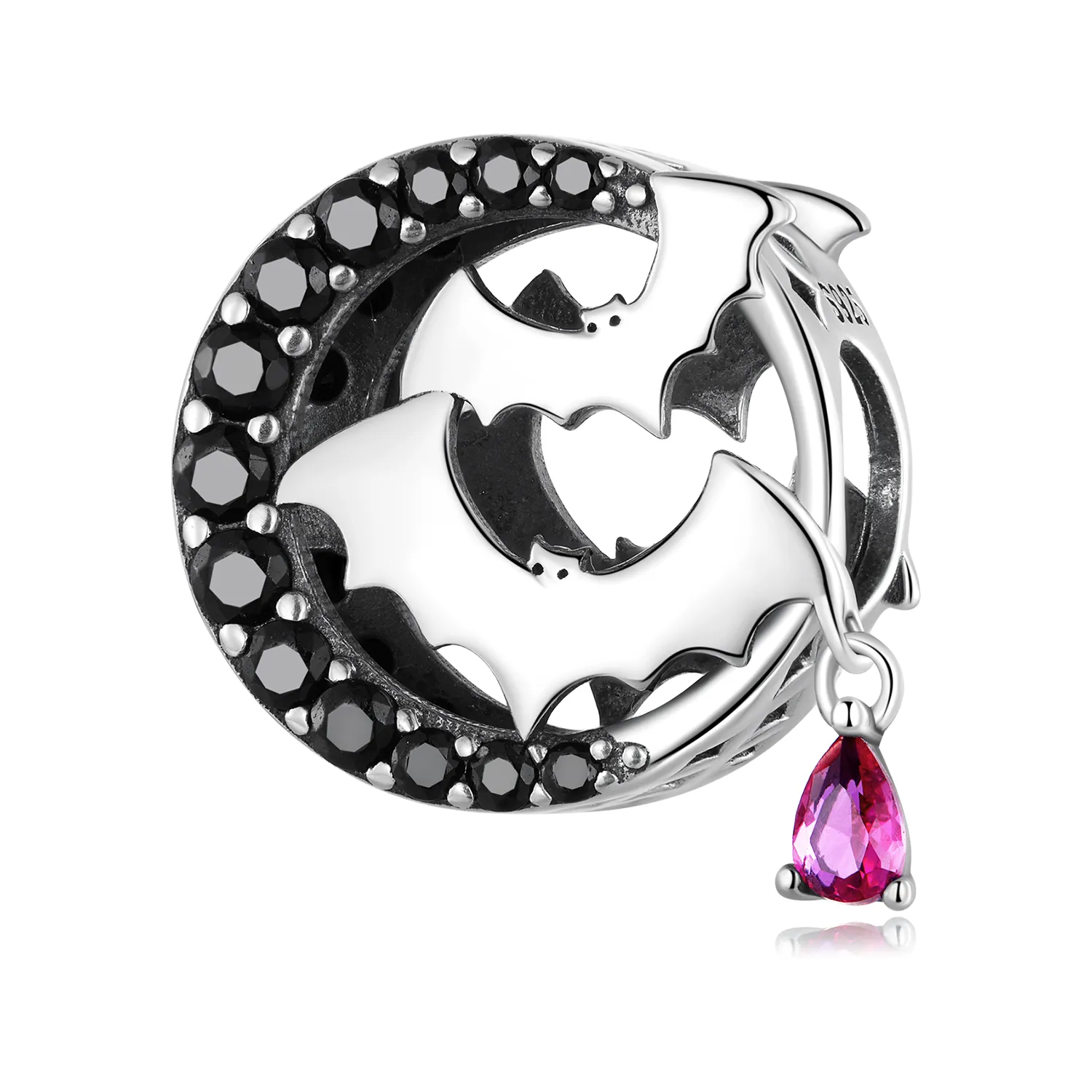 pandora style bat charm scc2392