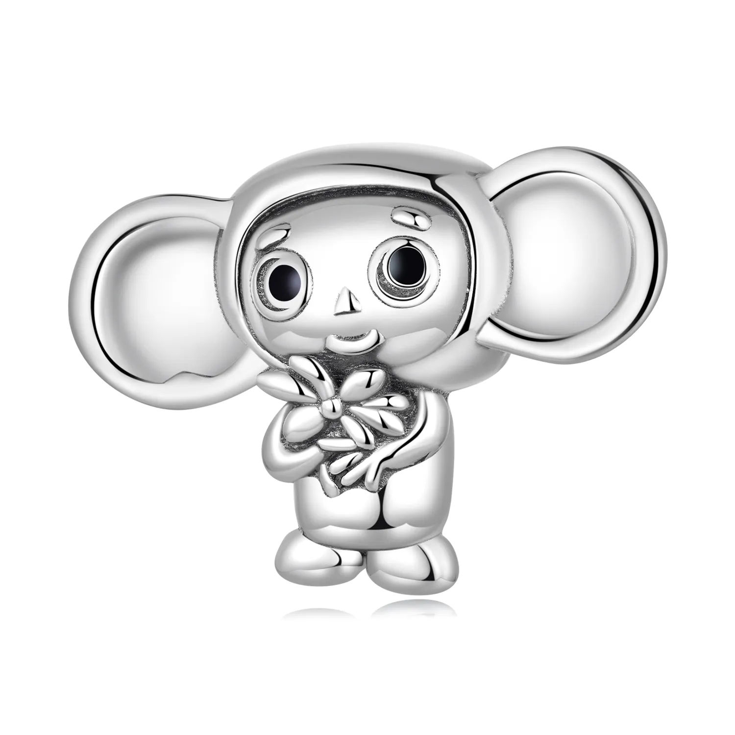 pandora style big eared monkey charm scc2387