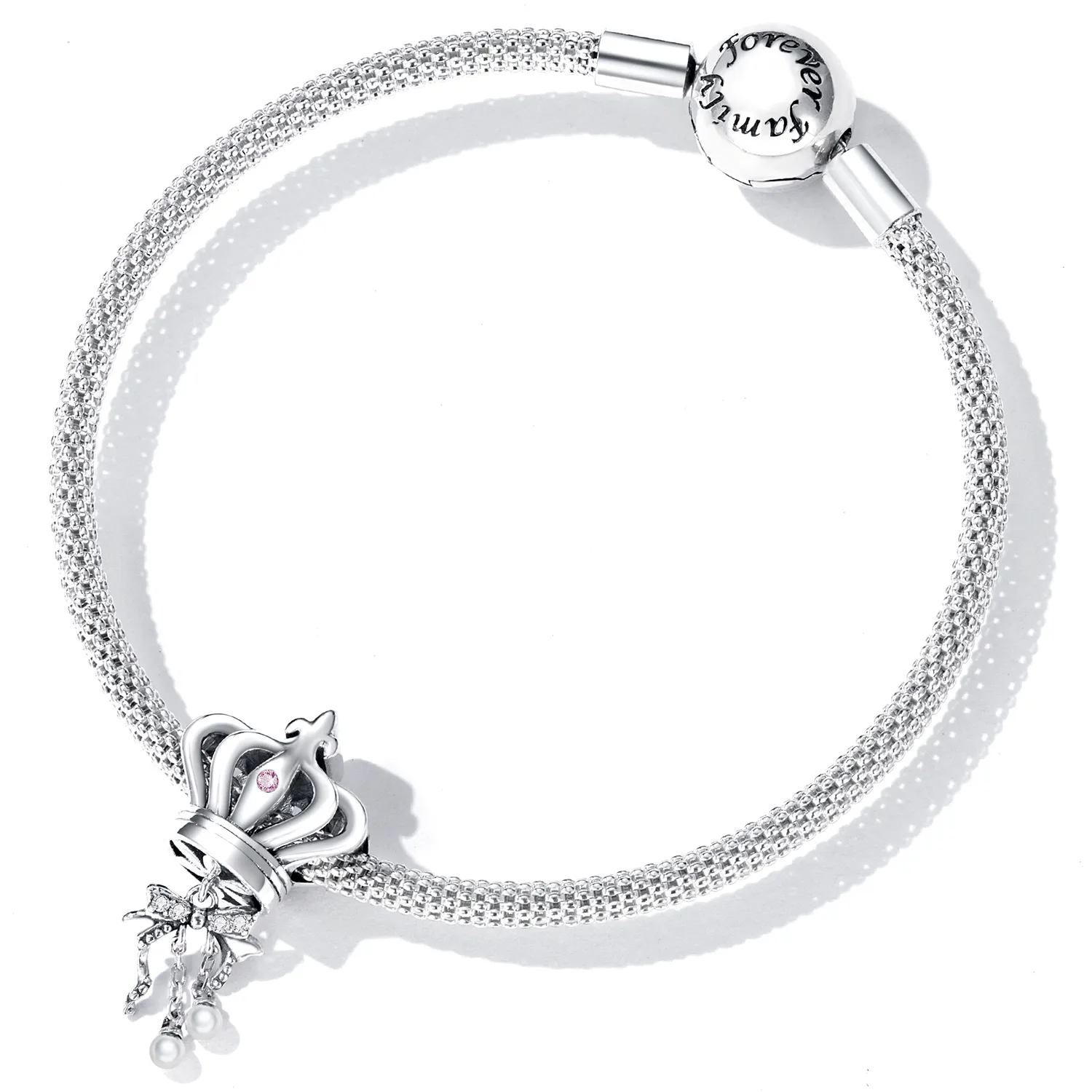 Pandora Style Crown Bue Charm - SCC2259