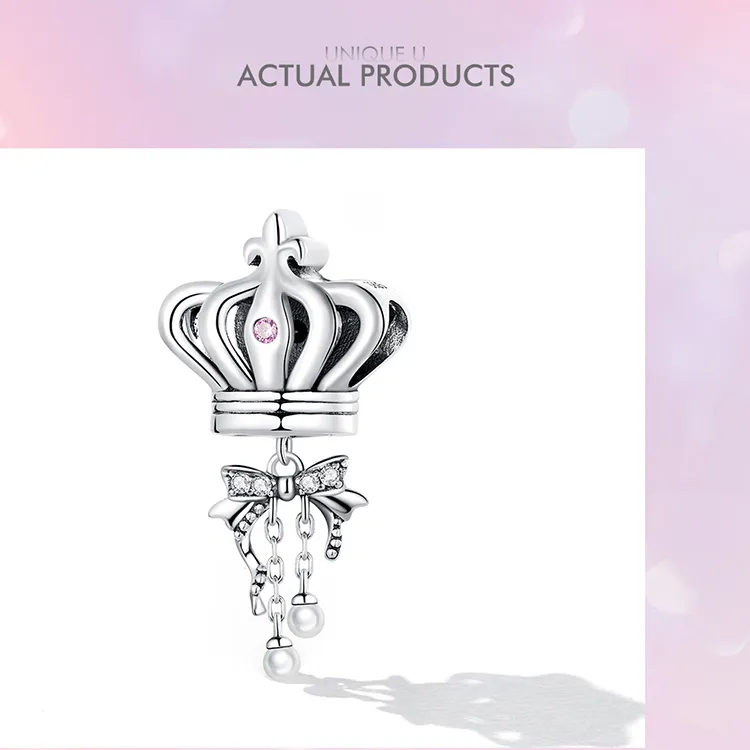 Pandora Style Crown Bue Charm - SCC2259