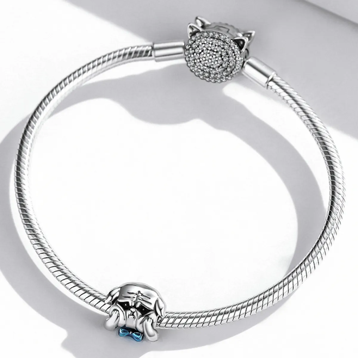 Pandora Style Cute Dog Fight Charm - SCC2009