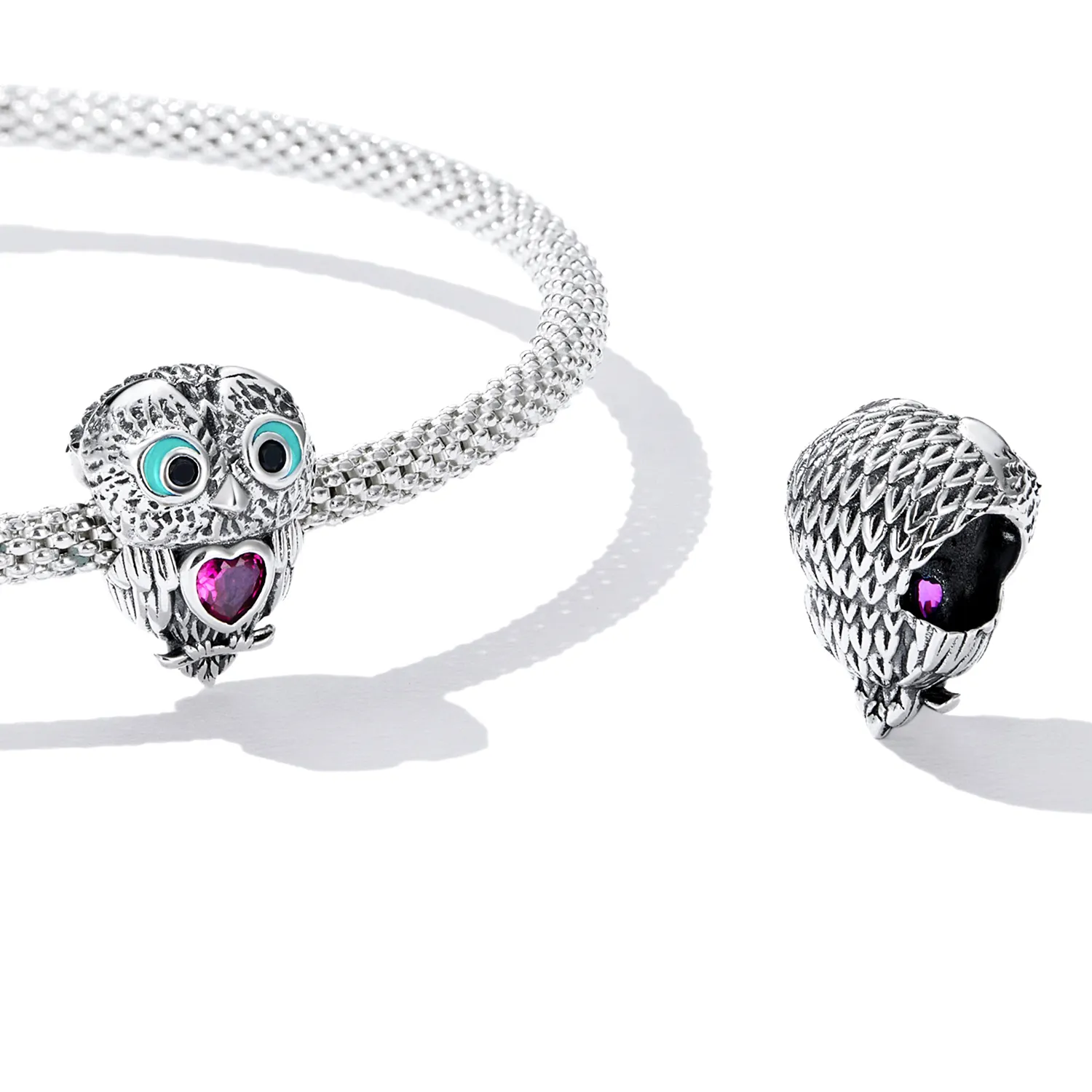 Pandora Style Cute Owl Charm - SCC2253