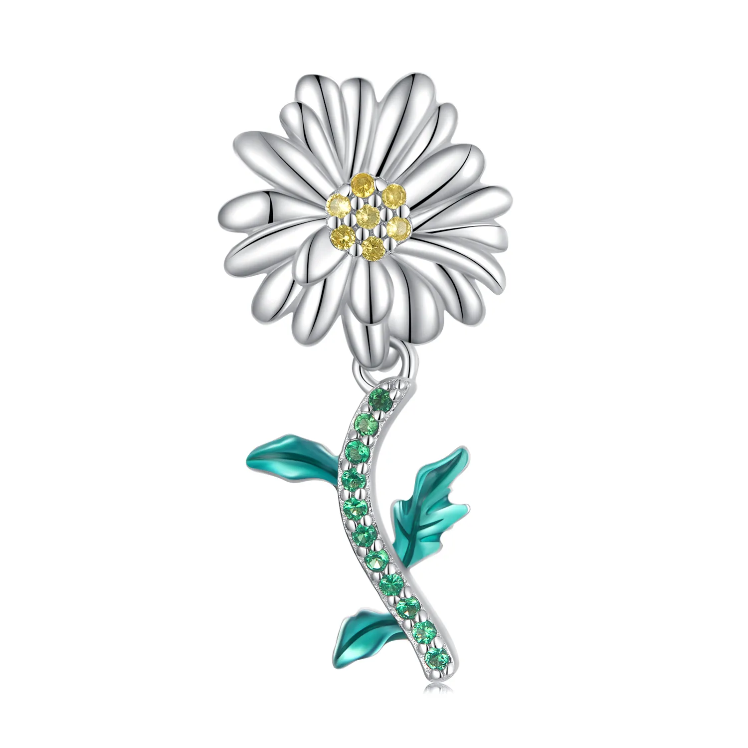 pandora style daisy charm bsc648