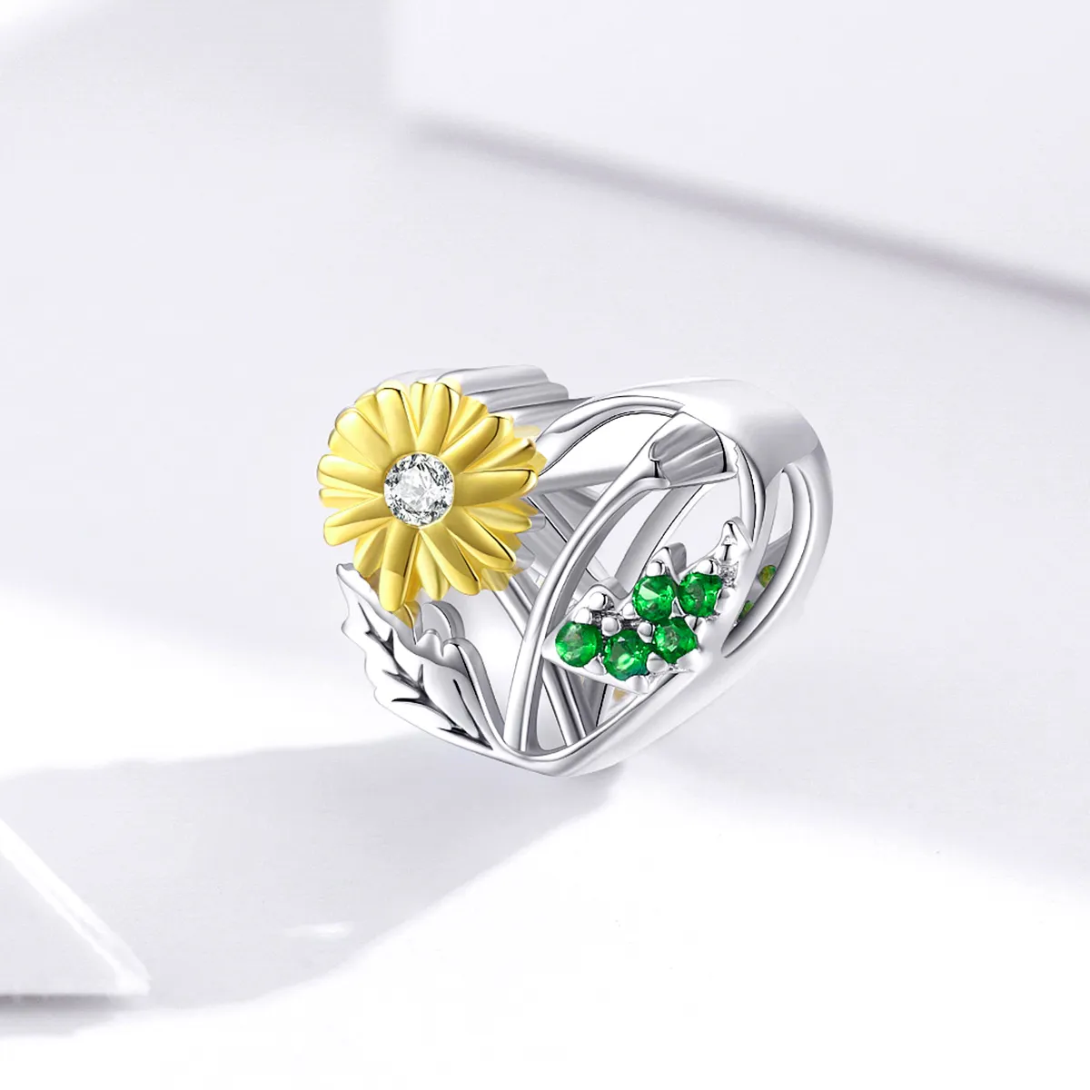 Pandora Style Daisy Story Charm - BSC284