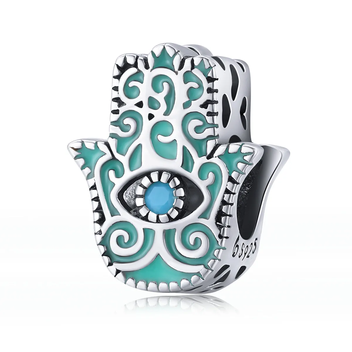 Pandora Style Eye of Fatima Charm - BSC510