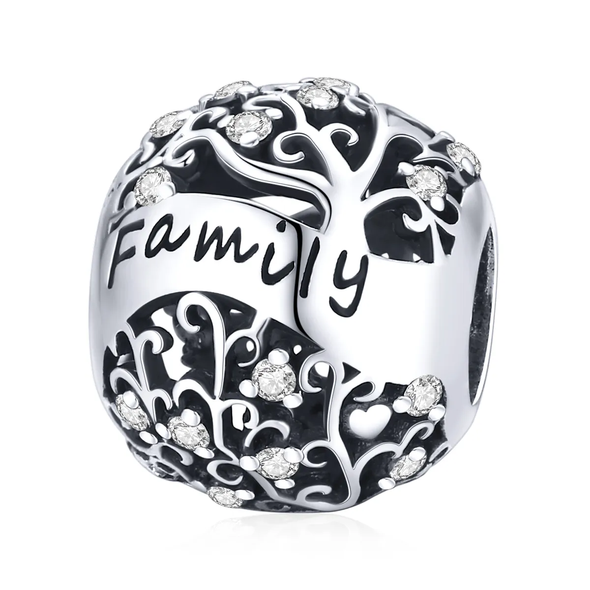 pandora style family tree charm bsc489