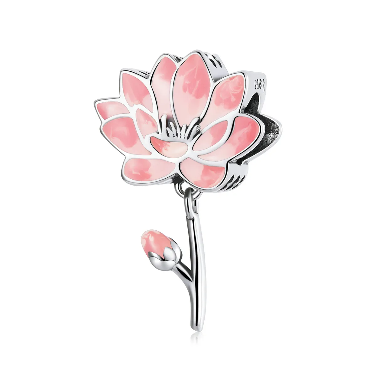 pandora style fresh lotus charm scc2157