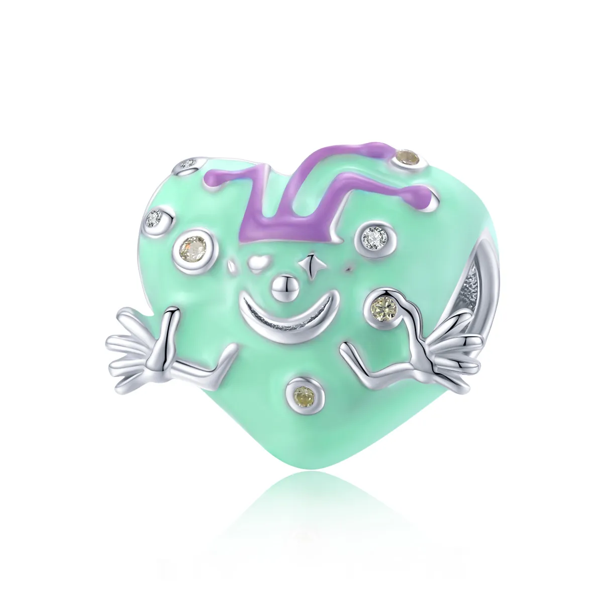 pandora style happy clown charm bsc292