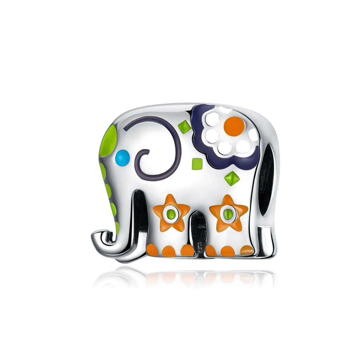 Pandora Style Happy Elephant Charm - BSC095