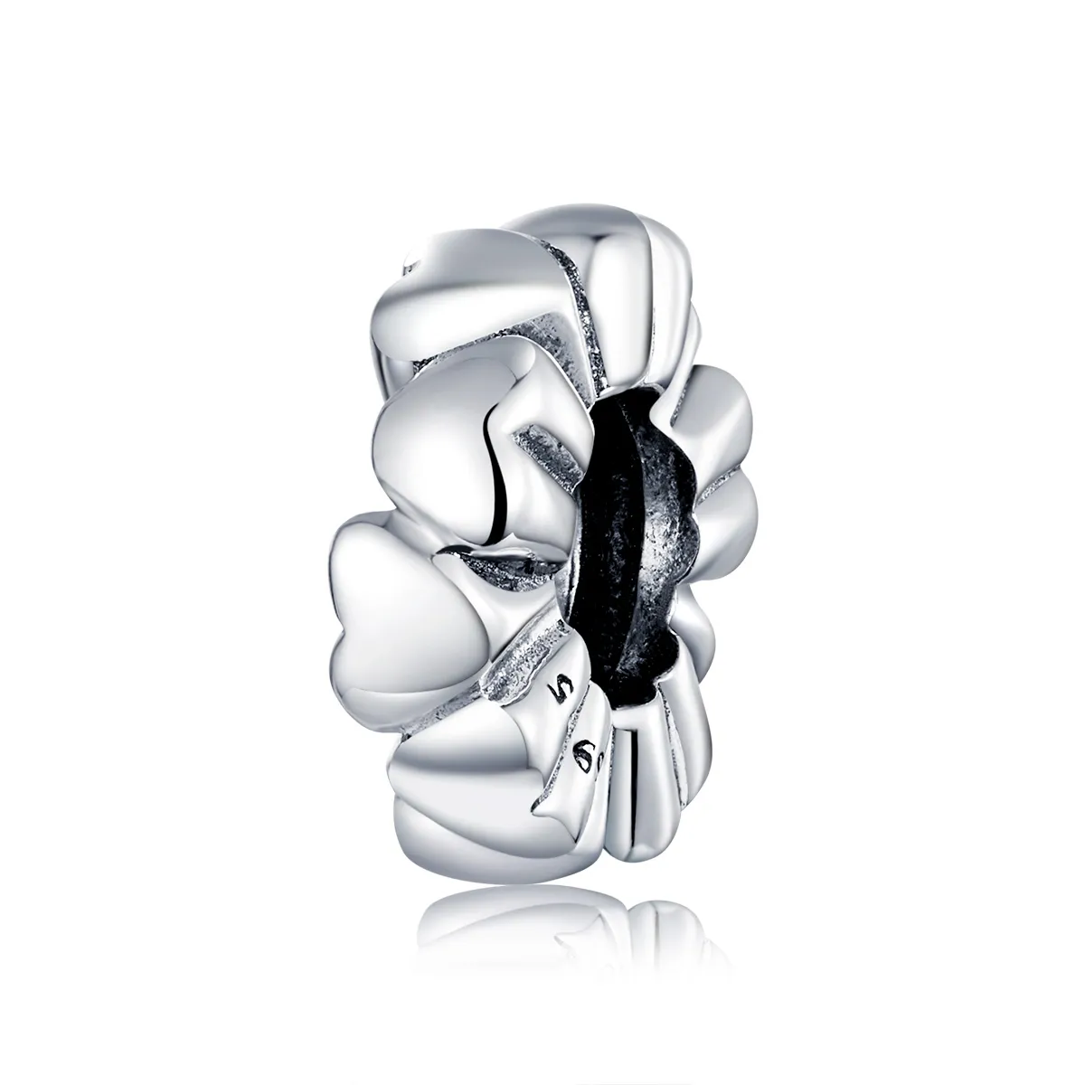 Pandora Style Heart to Heart Charm - SCC1521