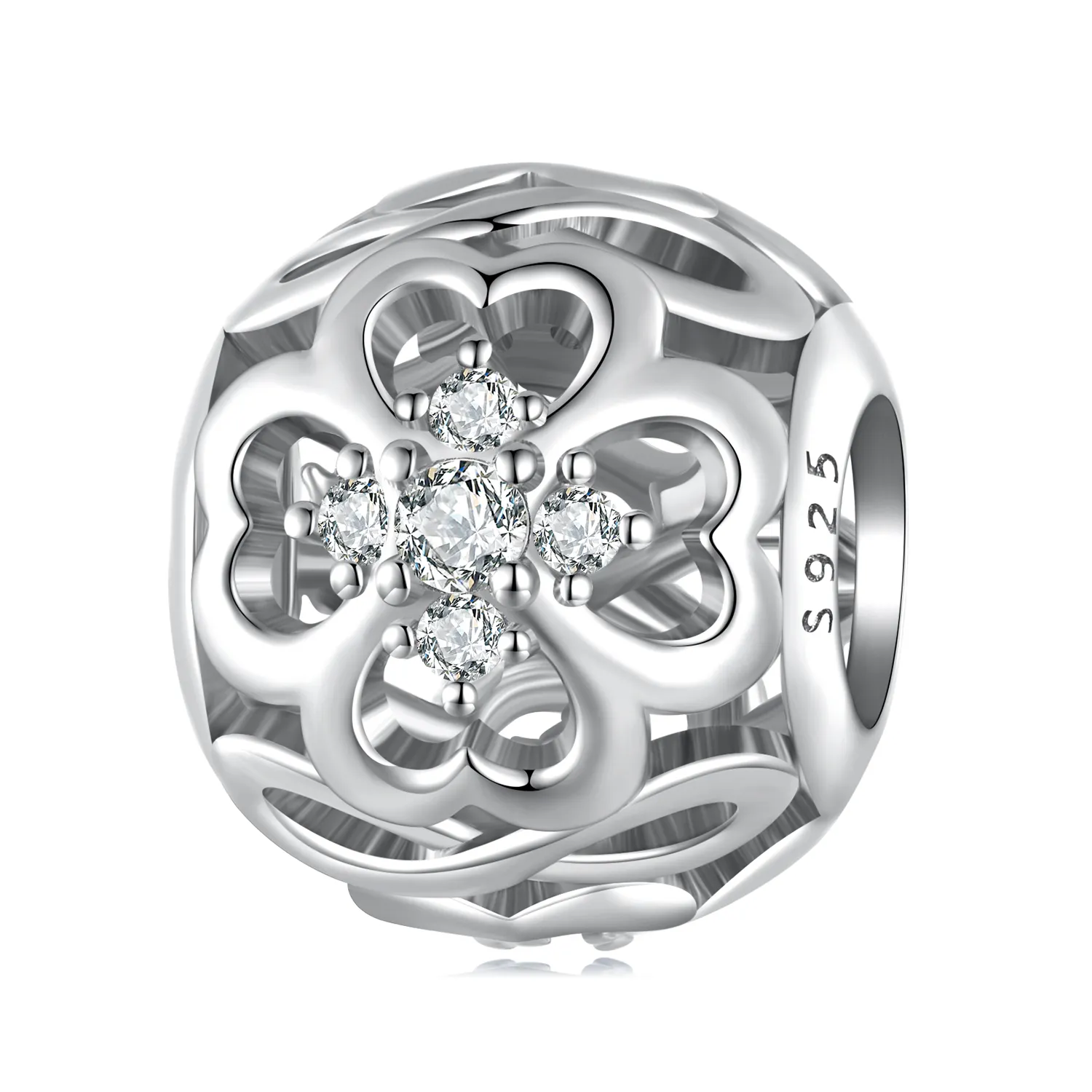 pandora style infinite heart charm bsc664