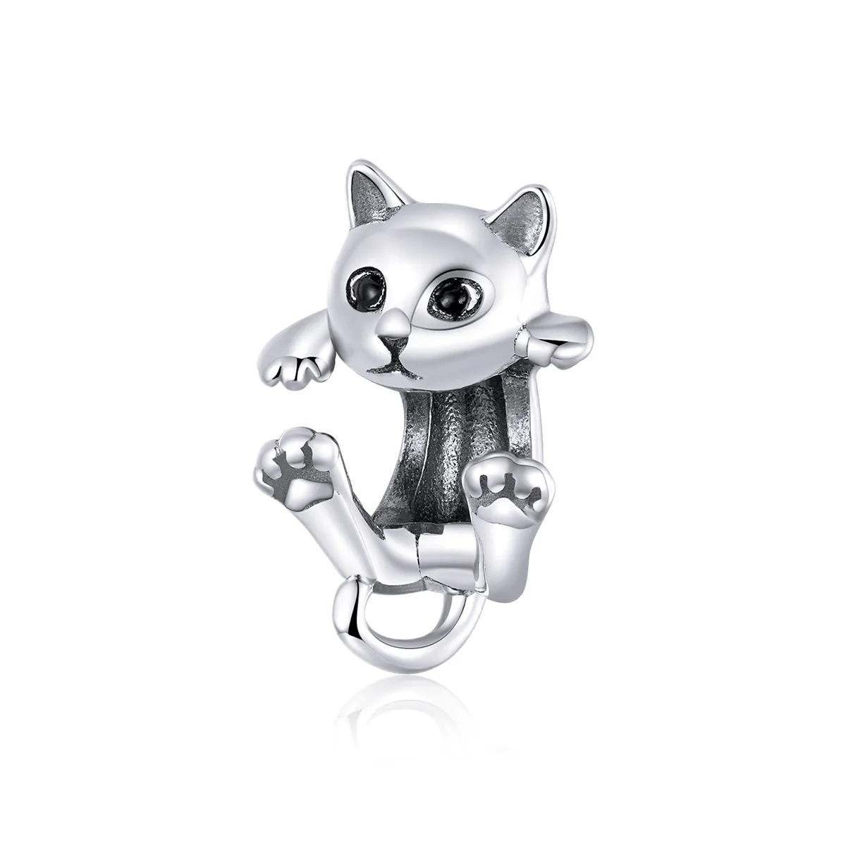 pandora style kitten charm bsc208