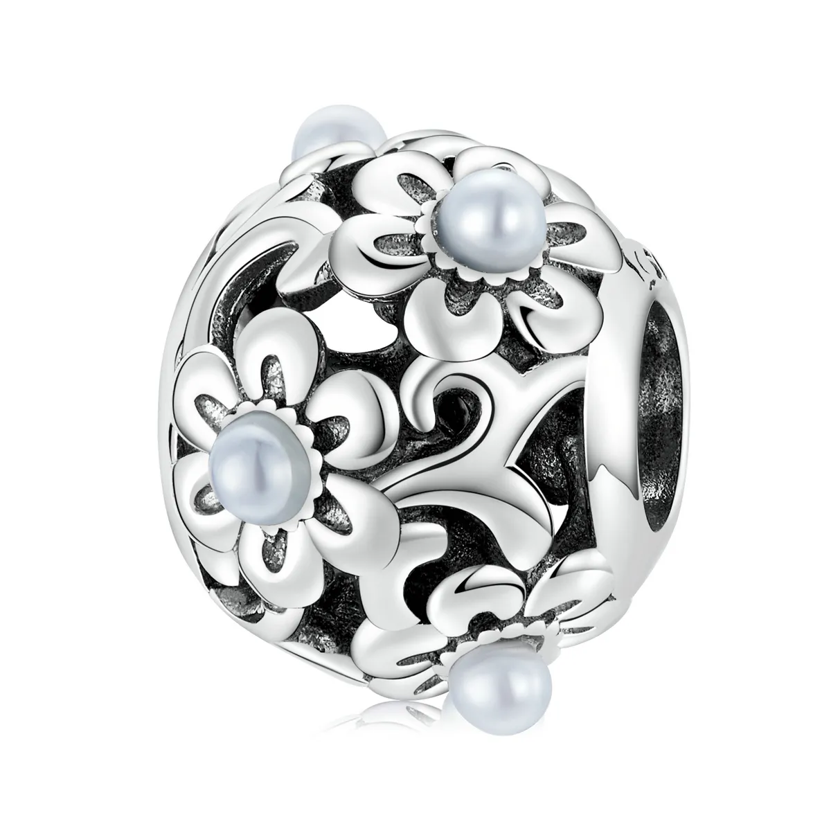 Pandora Style Klassisk Blomster Charm - SCC2182