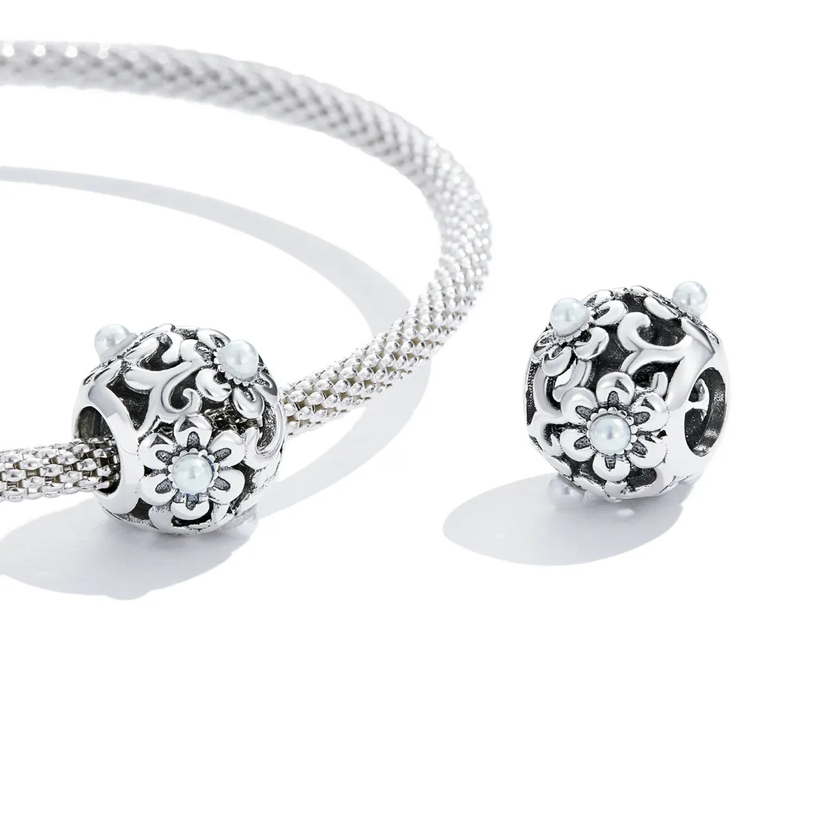 Pandora Style Klassisk Blomster Charm - SCC2182