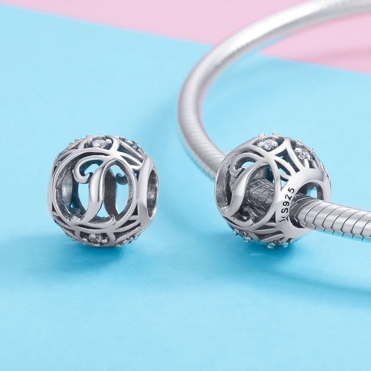 Pandora Style Letter-I Charm - SCC738-I