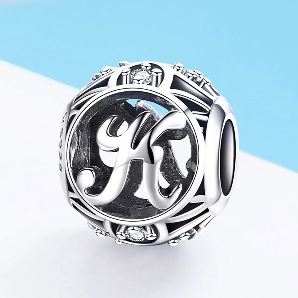 Pandora Style Letter-K Charm - SCC738-K