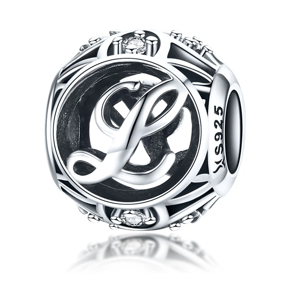 Pandora Style Letter-L Charm - SCC738-L