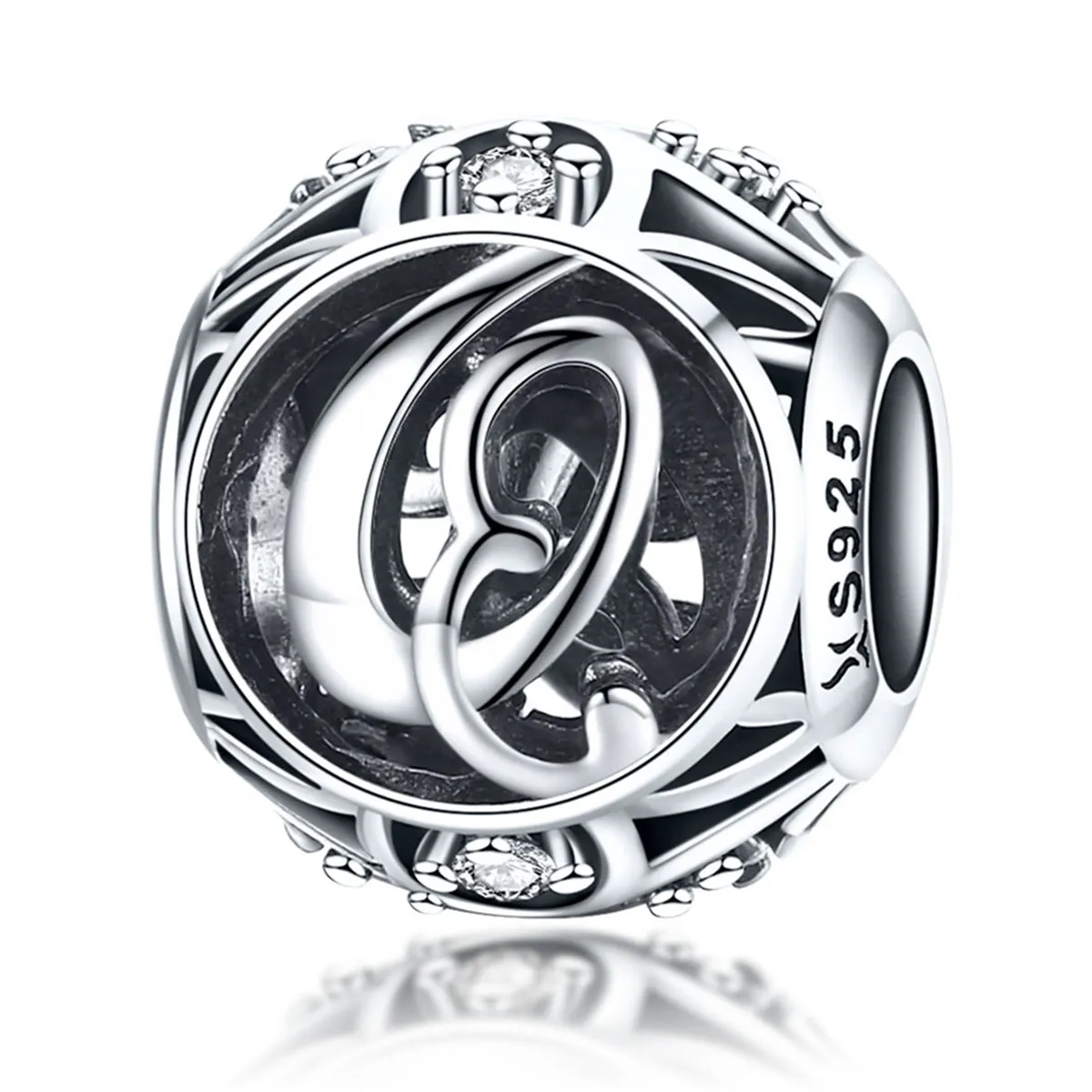 Pandora Style Letter-Q Charm - SCC738-Q