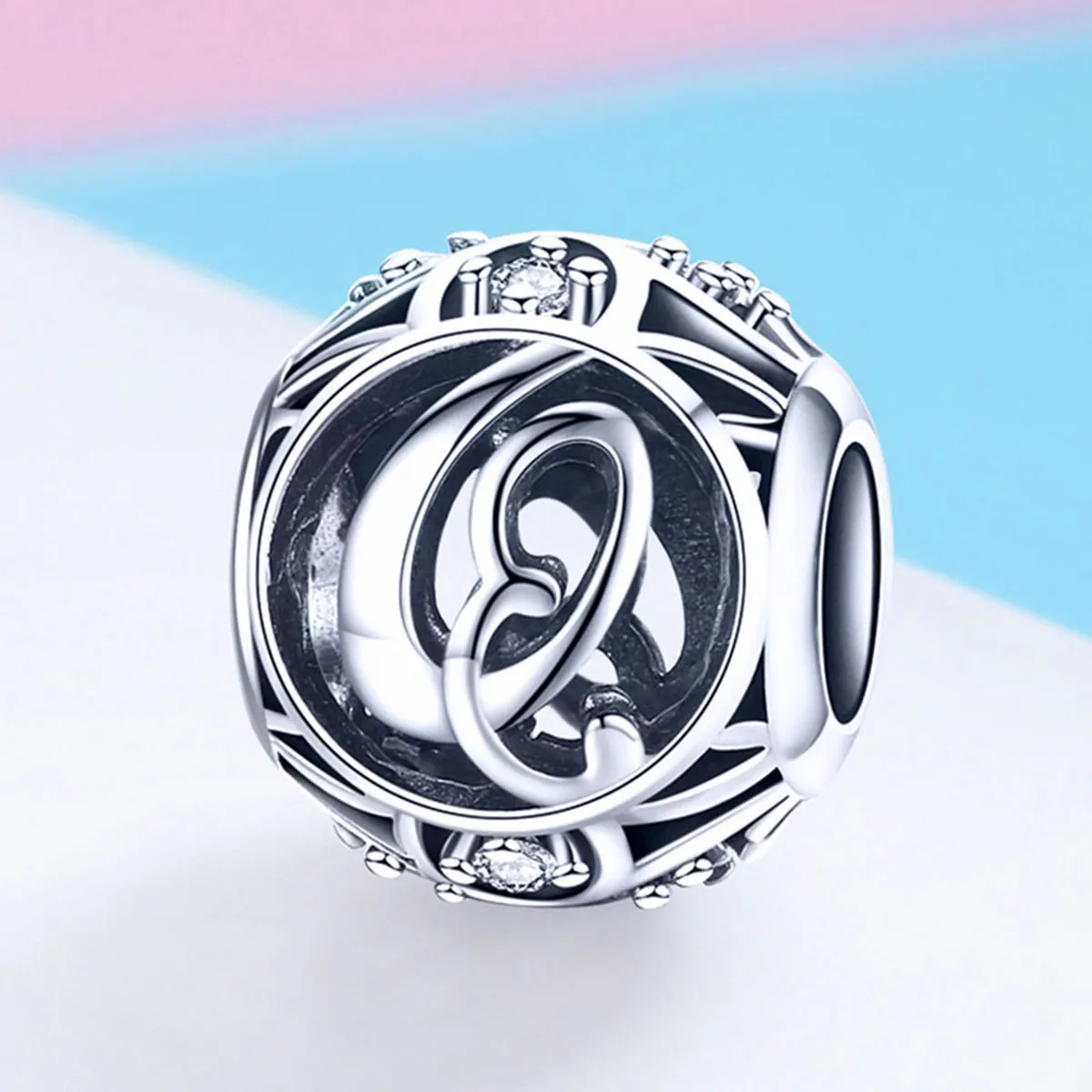 Pandora Style Letter-Q Charm - SCC738-Q