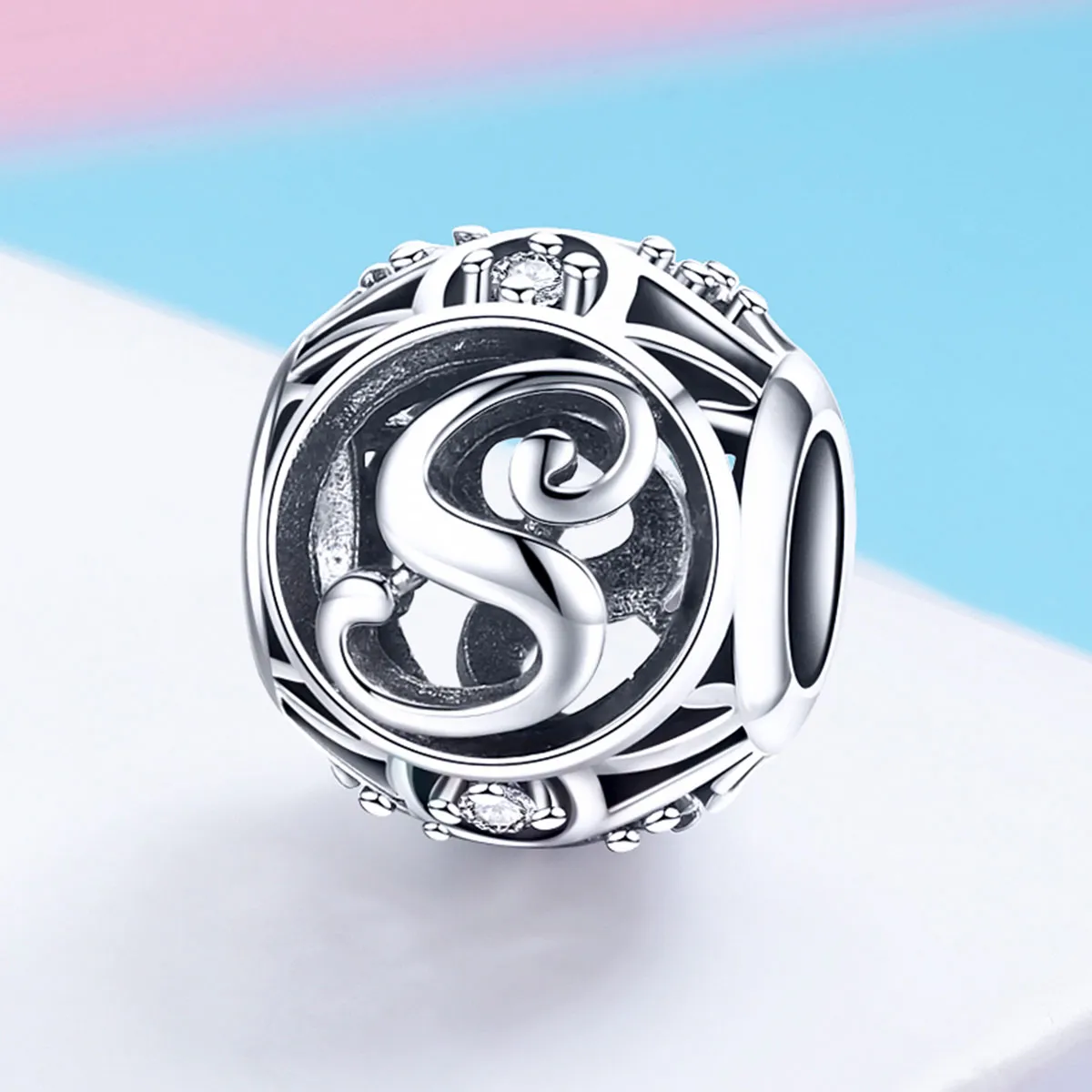 Pandora Style Letter-S Charm - SCC738-S