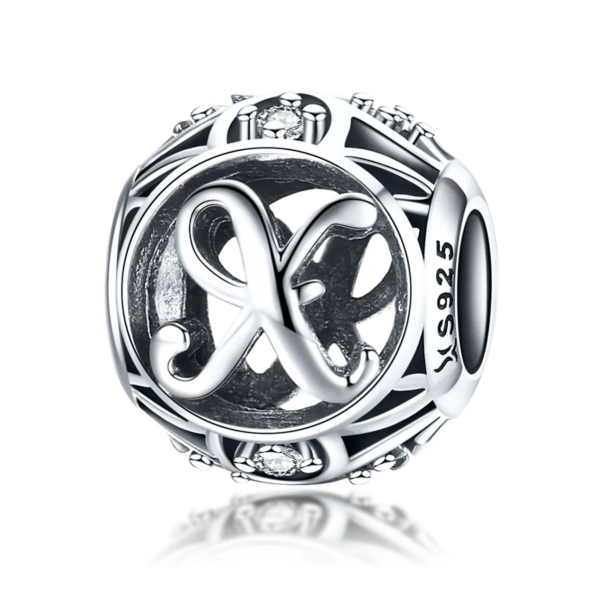 Pandora Style Letter-X Charm - SCC738-X