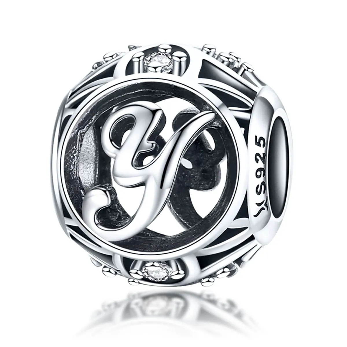 Pandora Style Letter-Y Charm - SCC738-Y