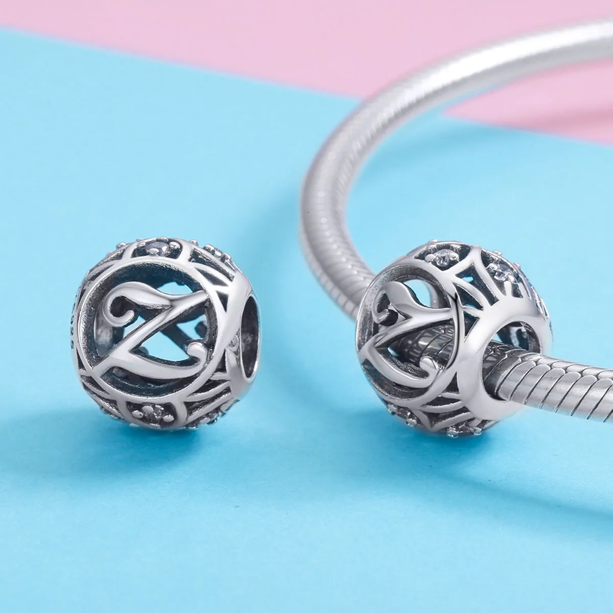 Pandora Style Letter-Z Charm - SCC738-Z