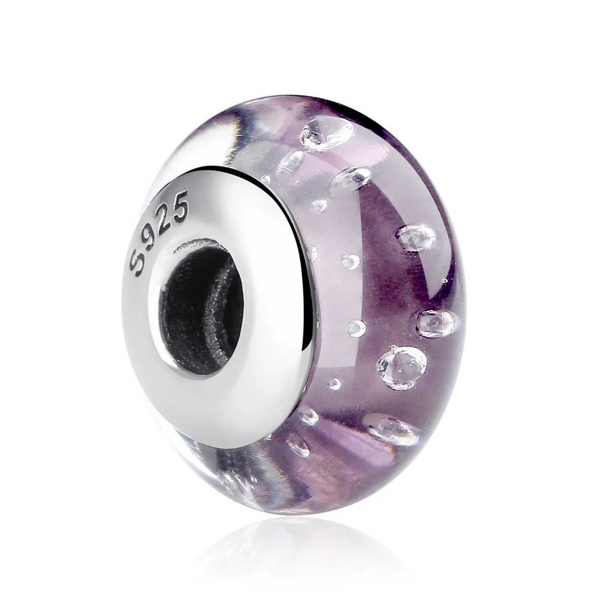 Pandora Style Lilla Murano Glass Charm - SCZ001