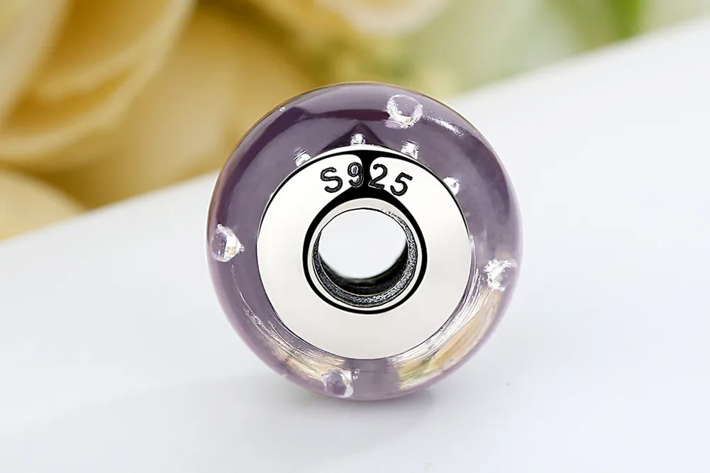 Pandora Style Lilla Murano Glass Charm - SCZ001