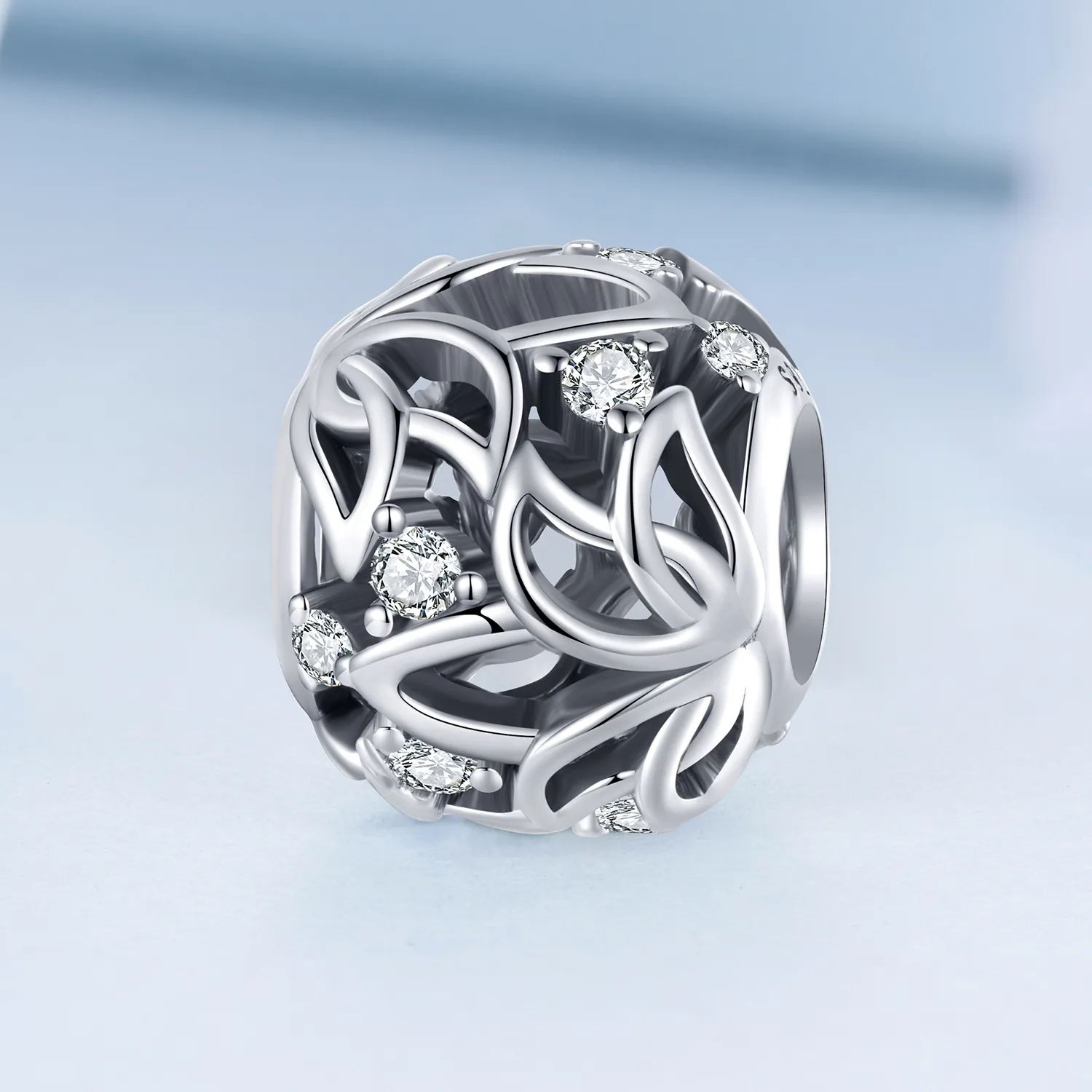 Pandora Style Lotus Charm - BSC675