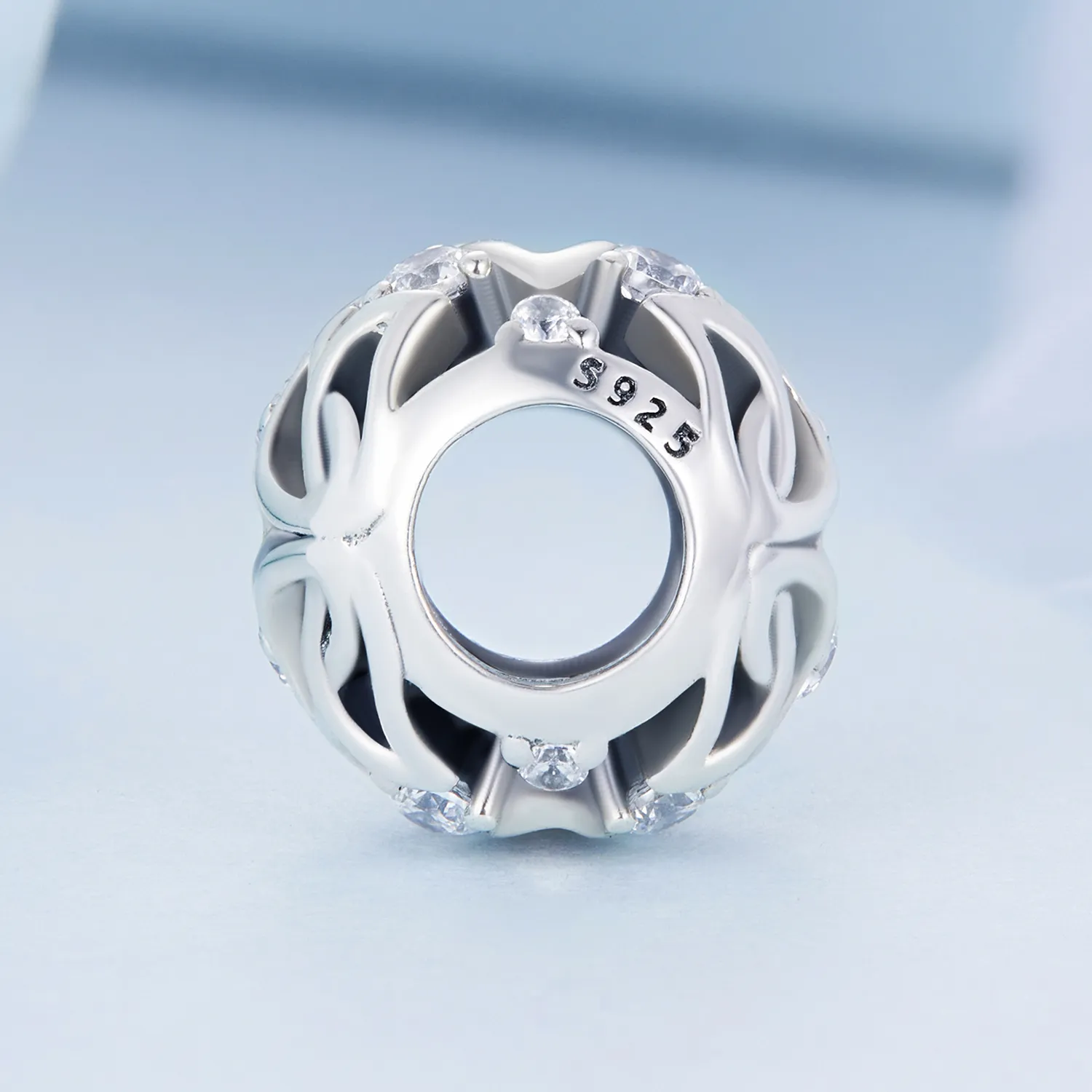 Pandora Style Lotus Charm - BSC675