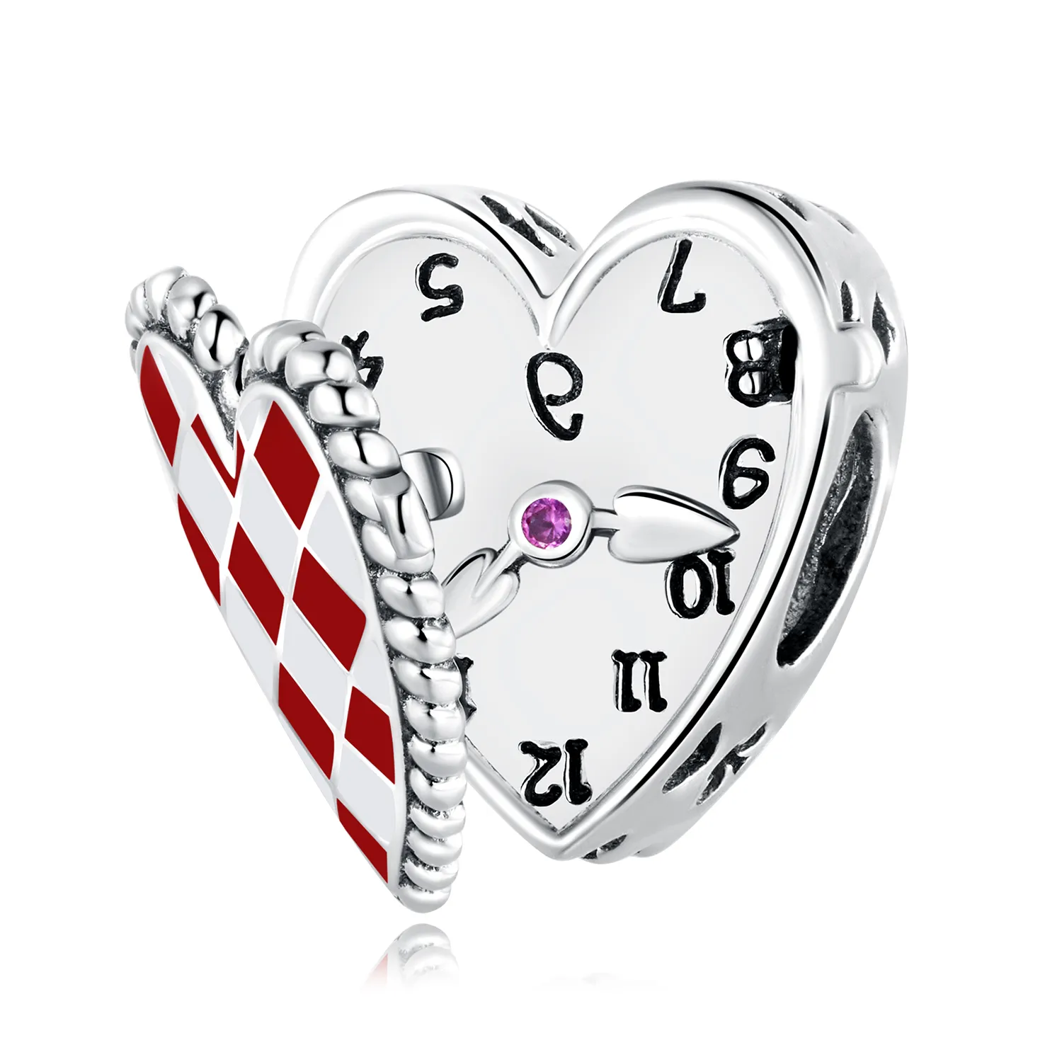 Pandora Style Love Clock Charm - SCC2245