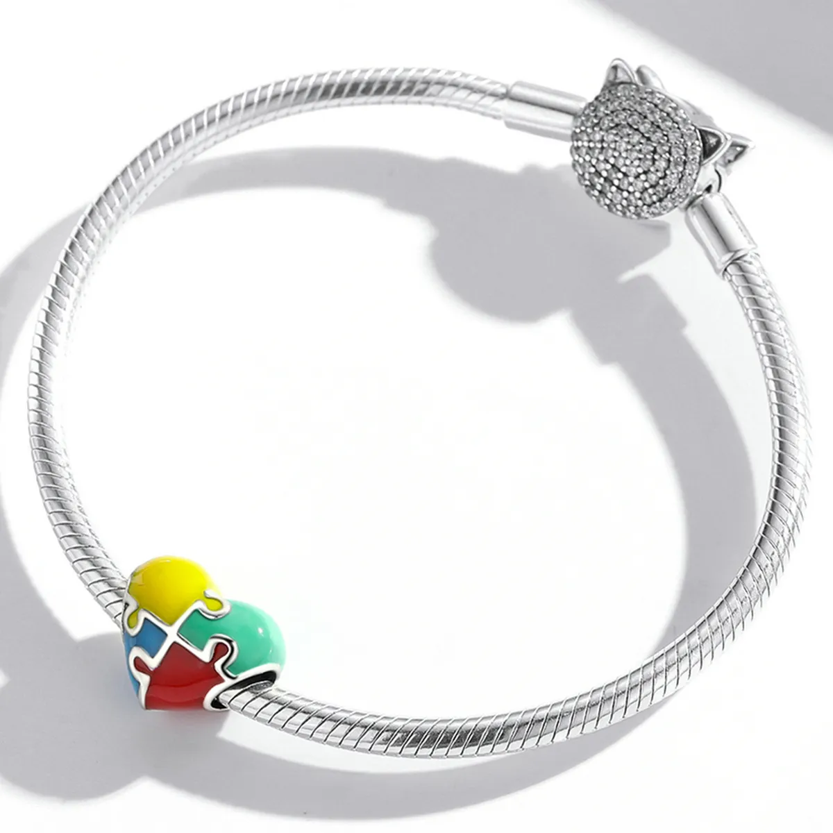 Pandora Style Love Puzzle Charm - BSC547