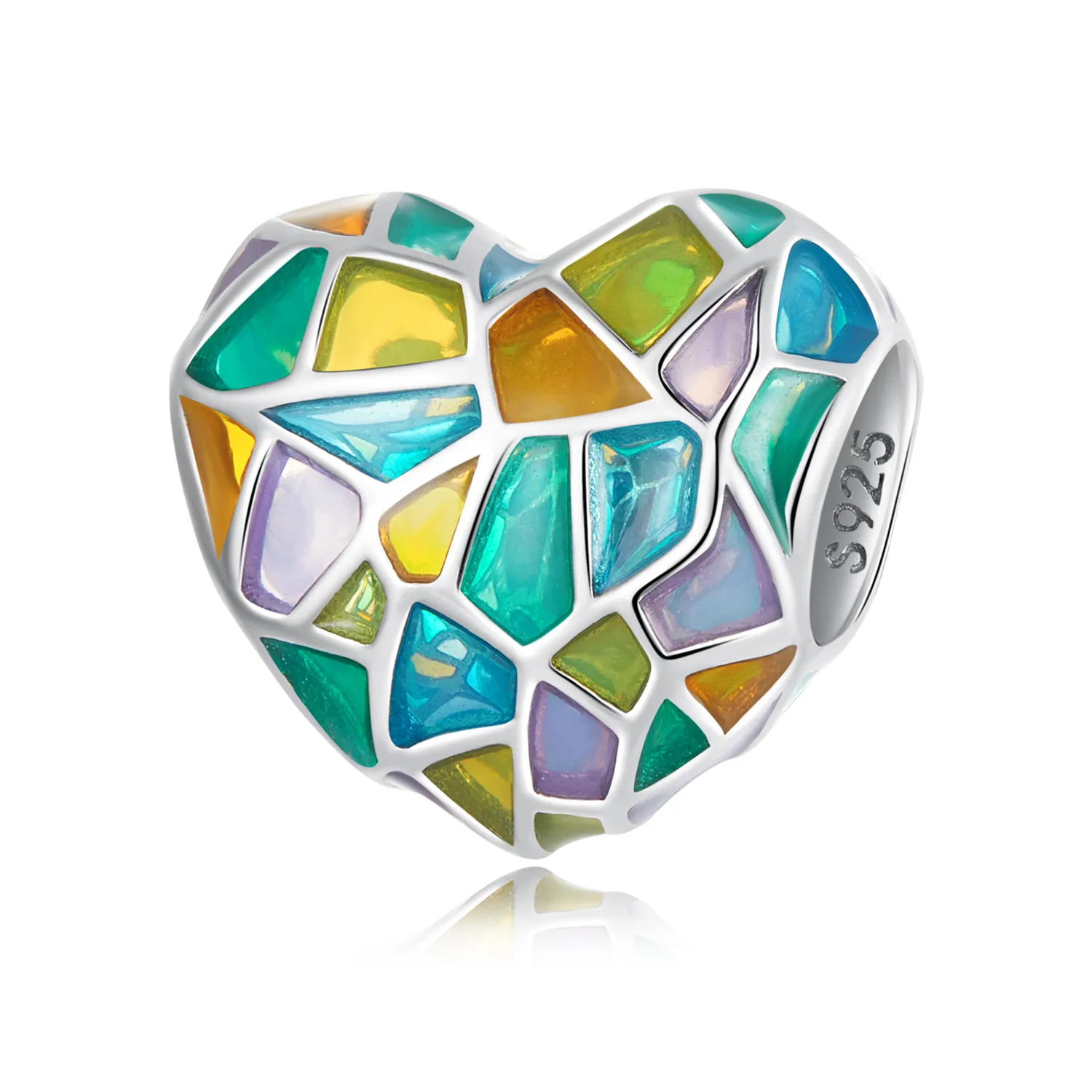 pandora style love window charm scc2266