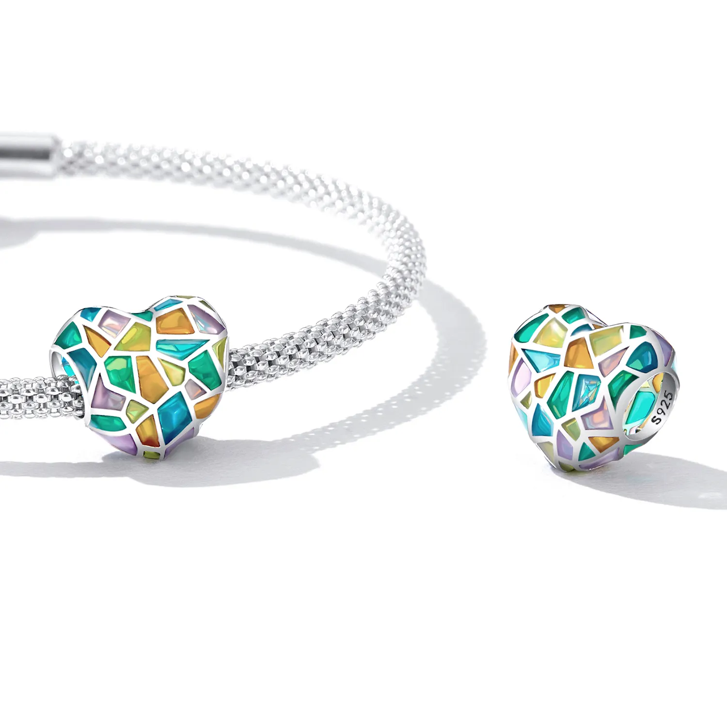 Pandora Style Love Window Charm - SCC2266