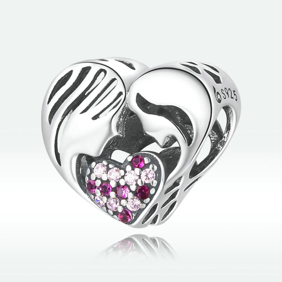 Pandora Style Mor og Datter Love Silhouette Charm - BSC575