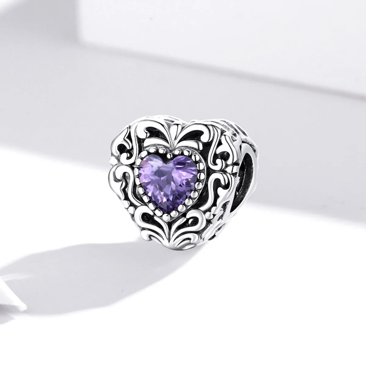 Pandora Style Mysterious Heart Charm - SCC1929