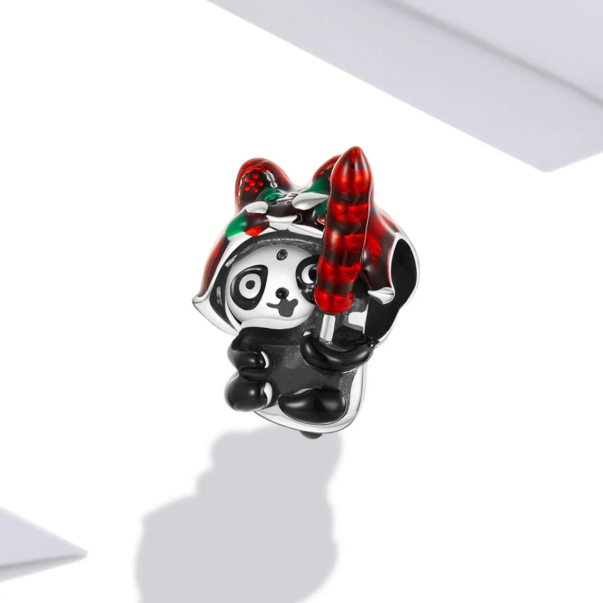 Pandora Style Panda med Tiger Hat Charm - SCC2105