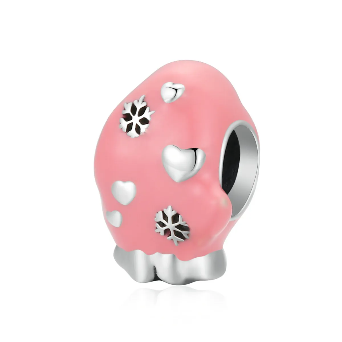 pandora style pink gloves charm scc2001