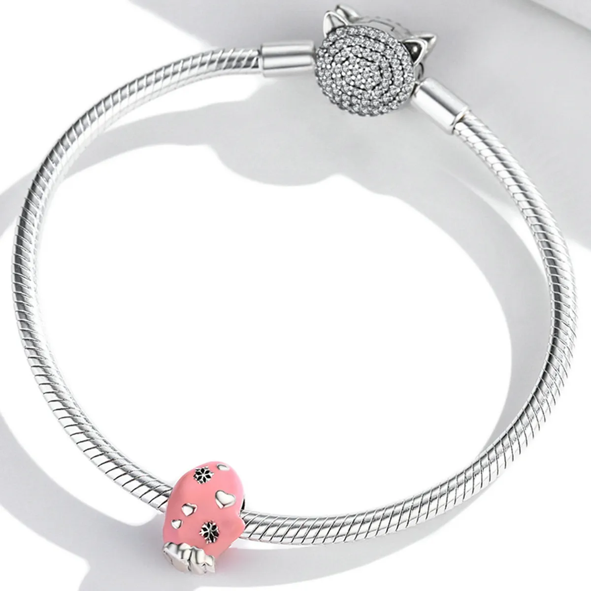 Pandora Style Pink Gloves Charm - SCC2001