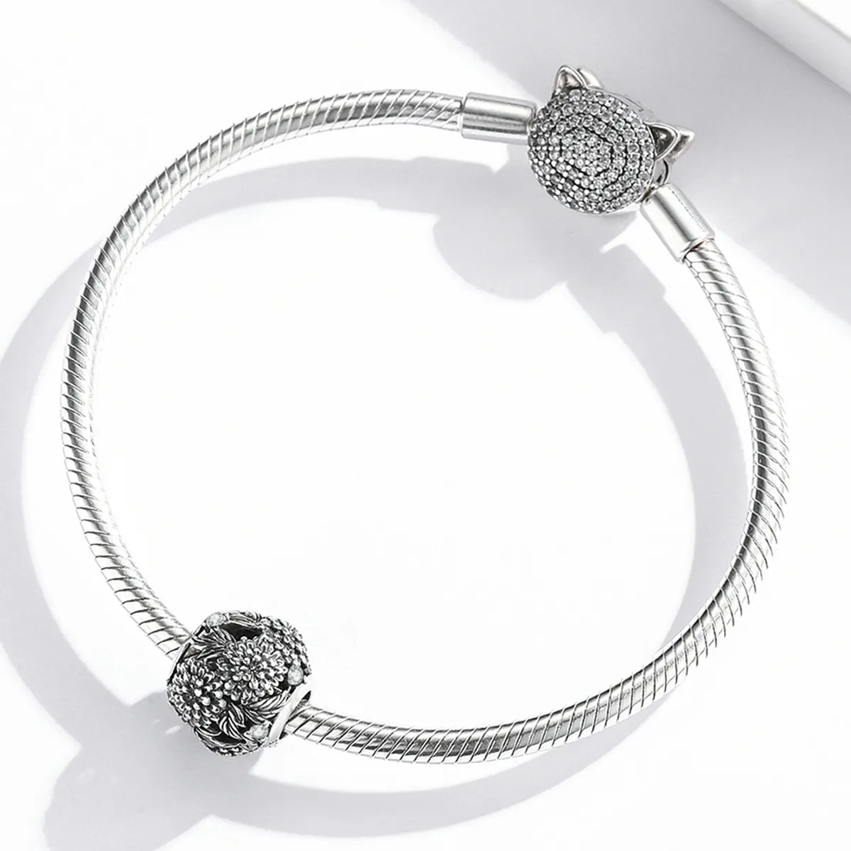 Pandora Style Pregede Blomster Charm - SCC2097