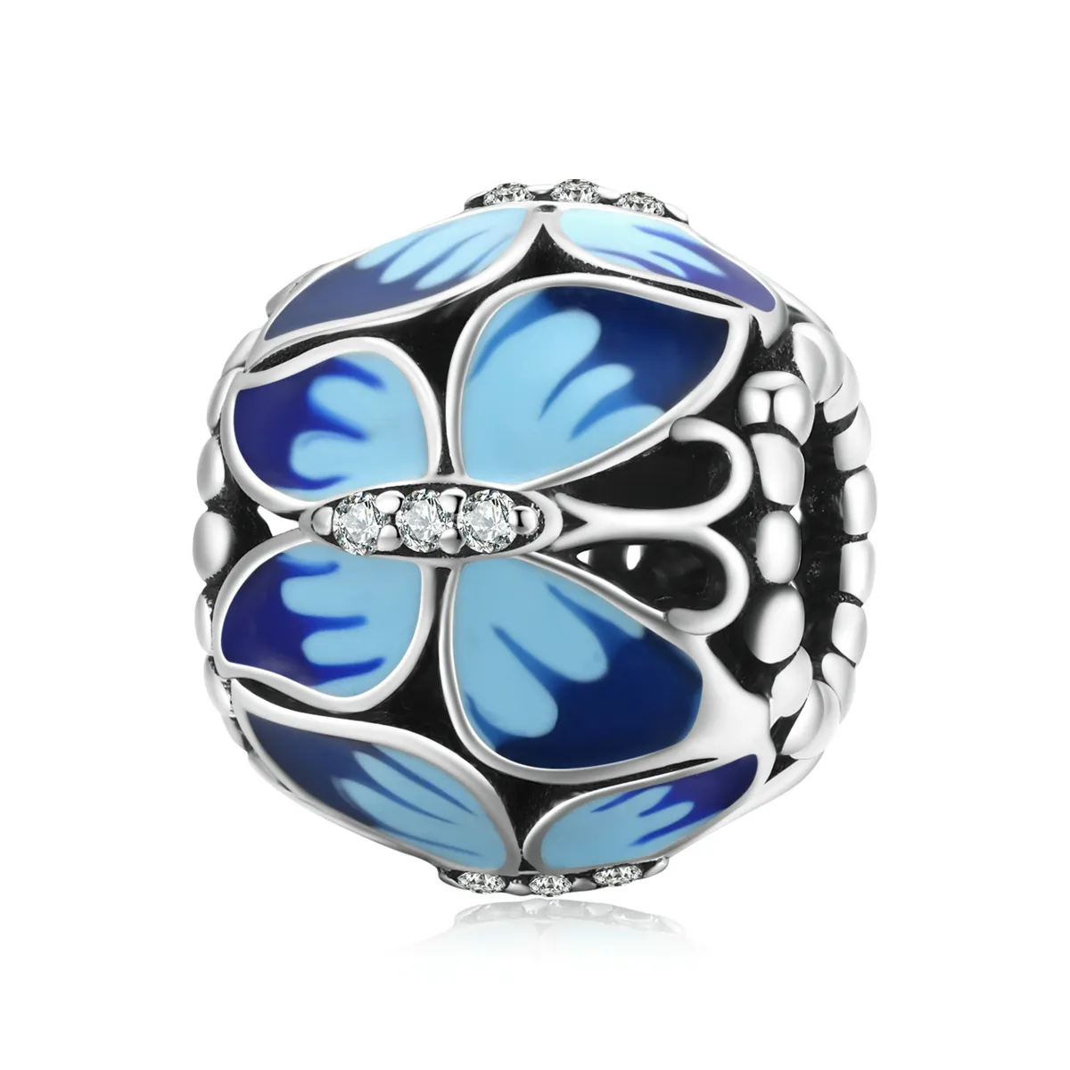 Pandora Style Retro Butterfly Charm - SCC1977