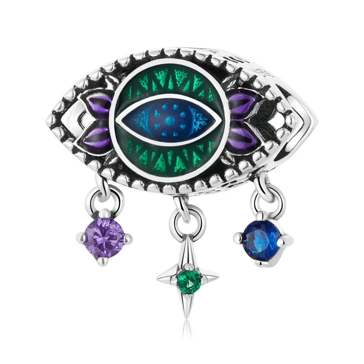 Pandora Style Retro Devil Eye Charm - SCC2162