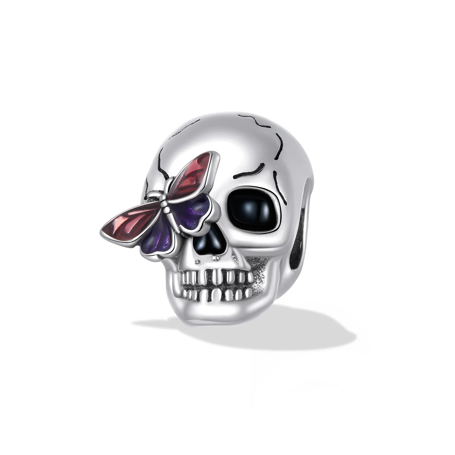 Pandora Style Retro Skull Charm - SCC2232